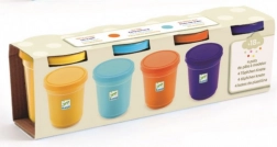 Plastilina colorata DJECO - 4 colori naturali
