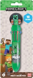 Penna colorata Minecraft con topper