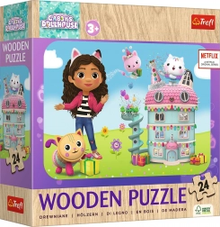 Puzzle in legno Gabby Allegra e amici 24 pezzi
