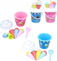 Set da spiaggia per bambini: set da ghiaccio al cioccolato per sabbia