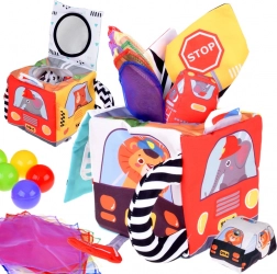 Cubo sensoriale morbido Veicoli