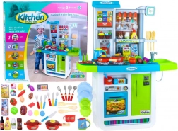 Cucina giocattolo interattiva per bambini con frigorifero e accessori – Frigorifero