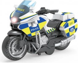 Moto della polizia con funzione pull back