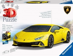 Modello puzzle 3D Lamborghini Huracán Evo giallo di Ravensburger