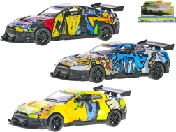 Modello di auto sportiva in metallo 1:36 con meccanismo a retrocarica