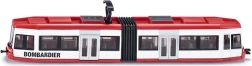 Modello in metallo del tram 1:87 Siku Super articolato a due sezioni BOMBARDIER