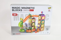 Costruzione magnetica – pista per biglie da 94 pezzi