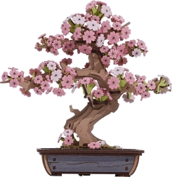 puzzle 3D in legno bonsai sakura