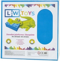 Grande base da costruzione 50×50 punti blu