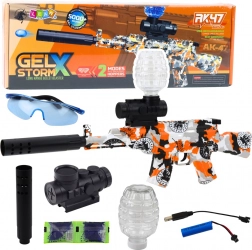 Carabina per palline gel d'acqua Graffiti AK47