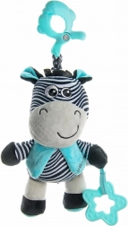 Giocattolo educativo in peluche con clip BABY MIX zebra