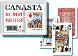 Carte Canasta in scatola di plastica
