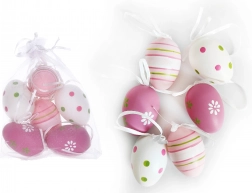 Uovo decorativo di plastica dipinto