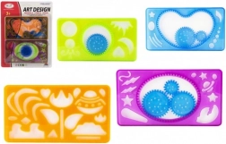 Stencil in plastica per disegno 23x29 cm