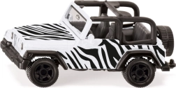 Siku Jeep Wrangler Safari – modello in metallo 1:55 con gancio di traino