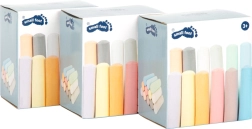 Set di gessetti colorati SMALL FOOT – 3×12 pezzi per marciapiede e lavagna