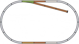 Set di binari Piko B con binario tronco H0