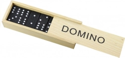 Gioco del domino in scatola di legno 28 tessere