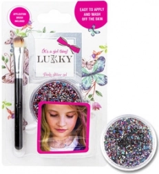 Gel corpo scintillante Lukky con applicatore