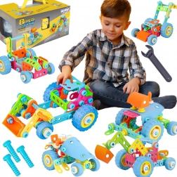woopie kit di veicoli 6 in 1 STEM – set di costruzione creativo per bambini