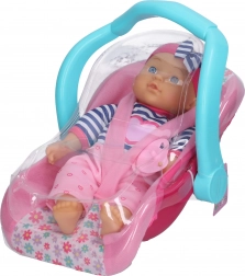 Bambolotto nel seggiolino a dondolo portatile 28 cm