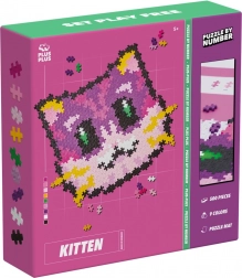 Plus-Plus puzzle secondo i numeri – gattina, 500 pezzi
