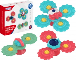 Spinner per bambini con massaggiagengive e ventosa WOOPIE