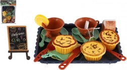 Set da tè per bambini con vassoio in plastica