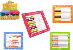 Abaco per bambini con 100 palline, plastica 19 × 16 cm