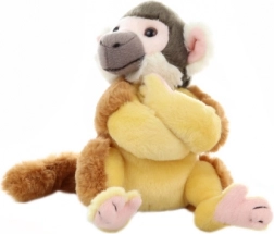 Marmosetta di peluche 18 cm eco-friendly