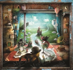 Puzzle Magnolia – il tavolo della nonna, 1023 pezzi