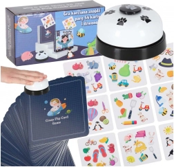 Cercatrice di coppie Crazy Flip – 54 carte e campanello