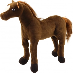 Cavallo di peluche marrone scuro 40 × 37 cm