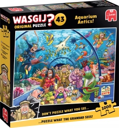 Puzzle Jumbo Wasgij giochi nell’acquario 1000 pezzi