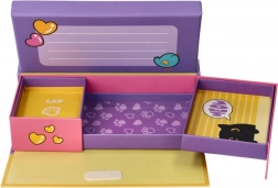 Scatola viola per gioielli e piccole cose