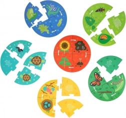 Petit Collage Puzzle Scopri il Ciclo della Vita