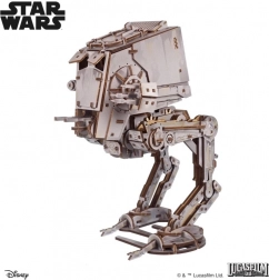 Ugears modello meccanico 3D in legno AT-ST camminatore STAR WARS 1:36
