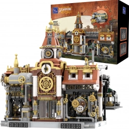 Set di costruzione PANTASY Stazione ferroviaria Steampunk 2788 pezzi