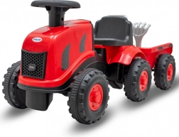 Trattorino a spinta per bambini con rimorchio e attrezzi Baby Mix Benny – rosso