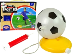 Set di palla da calcio su corda con pompa