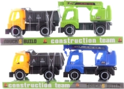 Set di auto da costruzione con caricatore e gru
