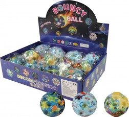 Pallina rimbalzante dino 7 cm