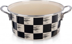 Pentola smaltata Scacchiera 22 cm, 3 l