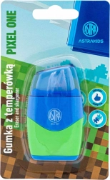 Temperino con gomma 2in1 ASTRA Pixel One