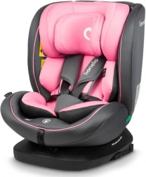 Seggiolino auto girevole per bambini Lionelo i-Size 40-150 cm rosa