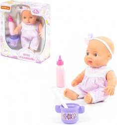 Bambola Nice con set per l’alimentazione 24 cm