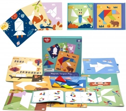 Tangram magnetico puzzle per bambini 18 pezzi TOOKY TOY