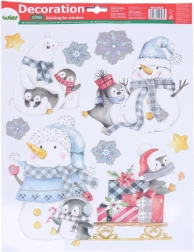 Decorazione natalizia per finestra 41 × 29 cm