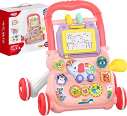 Deambulatore interattivo per bambini WOOPIE con funzioni musicali e lavagna