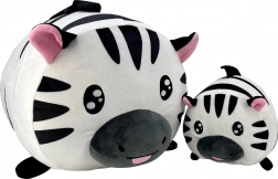 Zebra di peluche mamma e cucciolo 20 e 40 cm – set morbido per bambini da 0 mesi